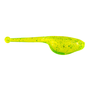Image of Strike King Mr. Crappie ShadPole Soft Baits | Chartreuse Shiner; 2 in.