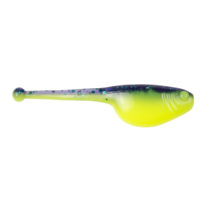 Image of Strike King Mr. Crappie ShadPole Soft Baits | Junebug Chartreuse; 2 in.