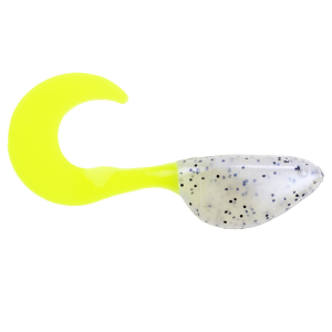 Image of Strike King Mr. Crappie ShadPole Curlytails | Monkey Shine; 2 in.