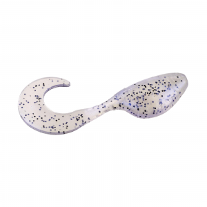 Image of Strike King Mr. Crappie ShadPole Curlytails | Glimmer Blue; 2 in.