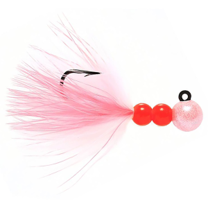 Image of Hawken Beau-Mac Marabou Steelhead Jig | Pearl Pink/Pink/White; 1/8 oz.