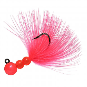 Image of Hawken Beau-Mac Marabou Steelhead Jig | Cerise; 1/4 oz.