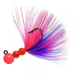 Image of Hawken Beau-Mac Marabou Steelhead Jig | Cerise/Blue/Cerise; 1/4 oz.