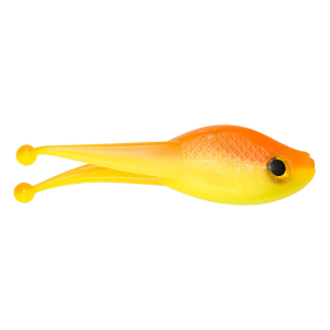 Image of Strike King Mr. Crappie Scizzor Shad Body | Osage Orange; 2 in.