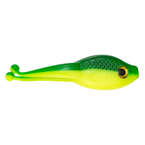 Image of Strike King Mr. Crappie Scizzor Shad Body | Lime-A-Nator; 2 in.