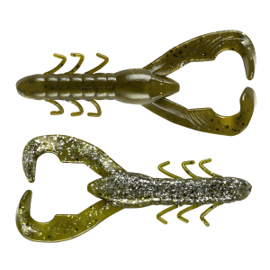 Image of YUM Christie Craw | Craw Green Pumpkin Flash; 3 1/2 in.