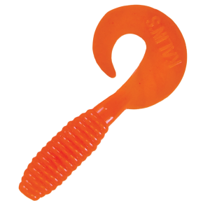 Image of Kalin's Lunker Grub Soft Bait | Fluorescent Orange; 3 in.
