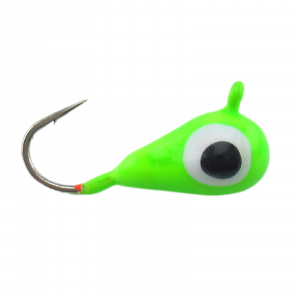 Image of Widow Maker Lures Dropper Single-Color Series Tungsten Jigs | Chartreuse; 12