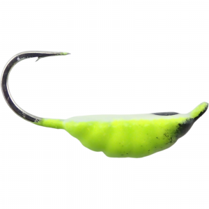 Image of Widow Maker Lures Scud Missile Series Tungsten Jigs | Glow Chartreuse Black