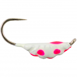 Image of Widow Maker Lures Scud Missile Series Tungsten Jigs | White Polka Dot Glow