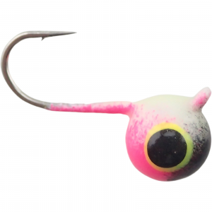 Image of Widow Maker Lures Cannon Ball Series Tungsten Jigs | Glow Pink Black