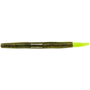 Image of YUM Dinger Soft Bait | Green Pumpkin/Chartreuse; 4 in.