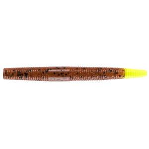 Image of YUM Dinger Soft Bait | Carolina Pumpkin/Chartreuse; 3 in.