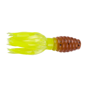 Image of Strike King Mr. Crappie Crappie Thunder Soft Bait | Pumpkinseed/Chartreuse; 1 3/4 in.