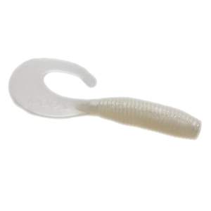 Image of Zoom Fat Albert Curly Tail | White Pearl; 3 in.