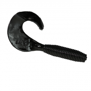 Image of Zoom Fat Albert Curly Tail | Black; 3 in.