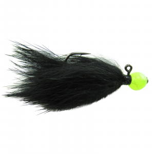 Image of VooDoo Custom Tackle Candy Bead Jig | Chartreuse Black; 6 mm