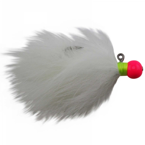 Image of VooDoo Custom Tackle Candy Bead Jig | Hot Pink-White; 6 mm