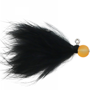 Image of VooDoo Custom Tackle Candy Bead Jig | Orange-Black; 6 mm