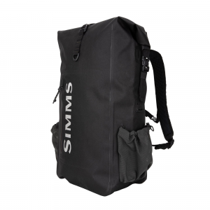 Image of Simms Dry Creek Rolltop Backpack | Black