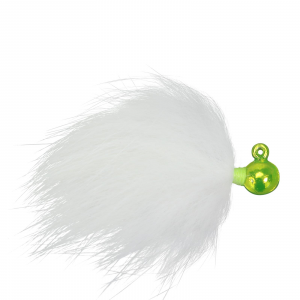 Image of VooDoo Custom Tackle Rabbit Hair Jigs | Mountain Dew-Vanilla; 1/16 oz.