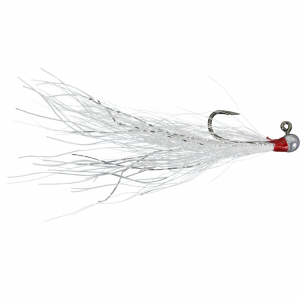 Image of VooDoo Custom Tackle Steelhead Bucktail Jig | Unpainted-White; 1/64 oz.