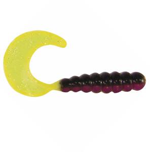 Image of Kalin's Triple Threat Grub Soft Bait | Purple Rain; 2 in.