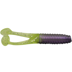 Image of Kalin's Triple Threat Crappie Scrub Soft Bait | Purple Rain; 1 3/4 in.