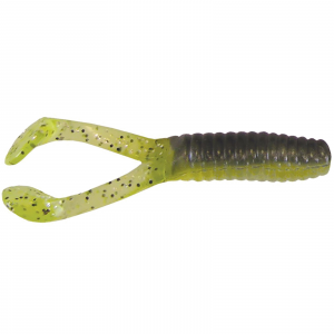 Image of Kalin's Triple Threat Crappie Scrub Soft Bait | Chartreuse Shad; 1 3/4 in.