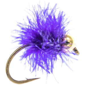 Image of Bead Head Estaz Egg Fly - 2 Pack | Purple; 8