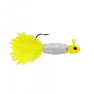 Image of Big Bite Baits Lindner Panfish Special Jig | Pearl-Chartreuse; 3/32 oz.