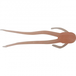 Image of P-3 Plastics Slicee Soft Bait | Glow Red; 1 in.