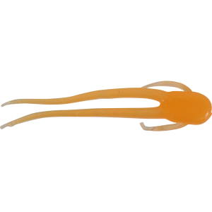 Image of P-3 Plastics Slicee Soft Bait | Glow Orange; 1 in.