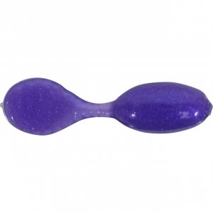 Image of P-3 Plastics Micro Spugg Soft Bait | Midnight Purple Pearl; 1/2 in.