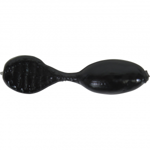 Image of P-3 Plastics Micro Spugg Soft Bait | Black; 1/2 in.