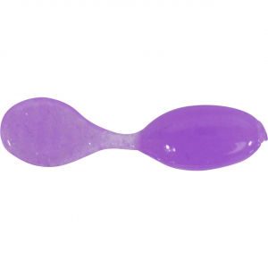 Image of P-3 Plastics Micro Spugg Soft Bait | Glow Purple; 1/2 in.