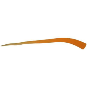 Image of Custom Jigs & Spins Wedgie Plastics | Hot Orange; 1 3/4 in.