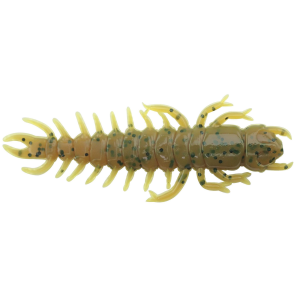 Image of Case Plastics Large Hellgrammites | Chartreuse Pumpkin; 3 1/4 in.