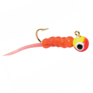 Image of Custom Jigs & Spins Tutso Jig | Clown - Hot Orange Body; 8