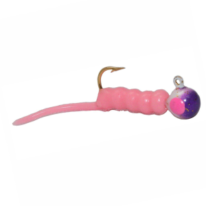 Image of Custom Jigs & Spins Tutso Jig | Pink Eye Glow - Pink Glow Body; 8
