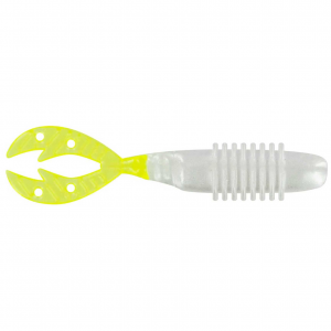 Image of Big Bite Baits Kamikaze Crappie Swimon | Pearl/Chartreuse Tail; 2.5 in.