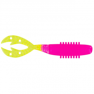 Image of Big Bite Baits Kamikaze Crappie Swimon | Pink/Chartreuse Tail; 2.5 in.