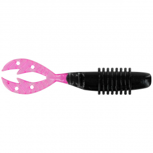 Image of Big Bite Baits Kamikaze Crappie Swimon | Black/Pink Tail; 2.5 in.