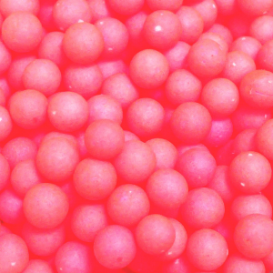 Image of Mad River Floaties Floating Beads | Shrimp Pink; 6 mm