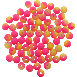 Image of Dutch Fork Premium Beads | Neon Chartreuse-Pink; 8 mm