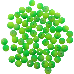 Image of Dutch Fork Premium Beads | Neon Chartreuse-Green; 8 mm