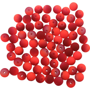 Image of Dutch Fork Premium Beads | Neon Orange-Red; 8 mm