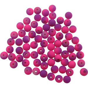 Image of Dutch Fork Premium Beads | Neon Pink-Purple; 8 mm