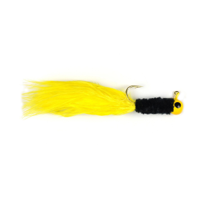 Image of Johnson Beetle Bou Jig | Yellow/Black/Yellow; 1/16 oz.