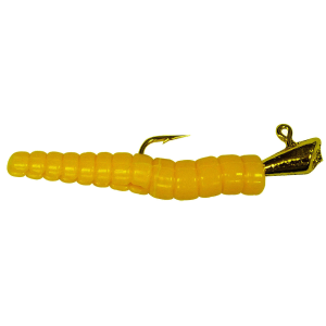 Image of Leland's Lures Trout Magnets | Mealworm Gold; 1 1/8 in.